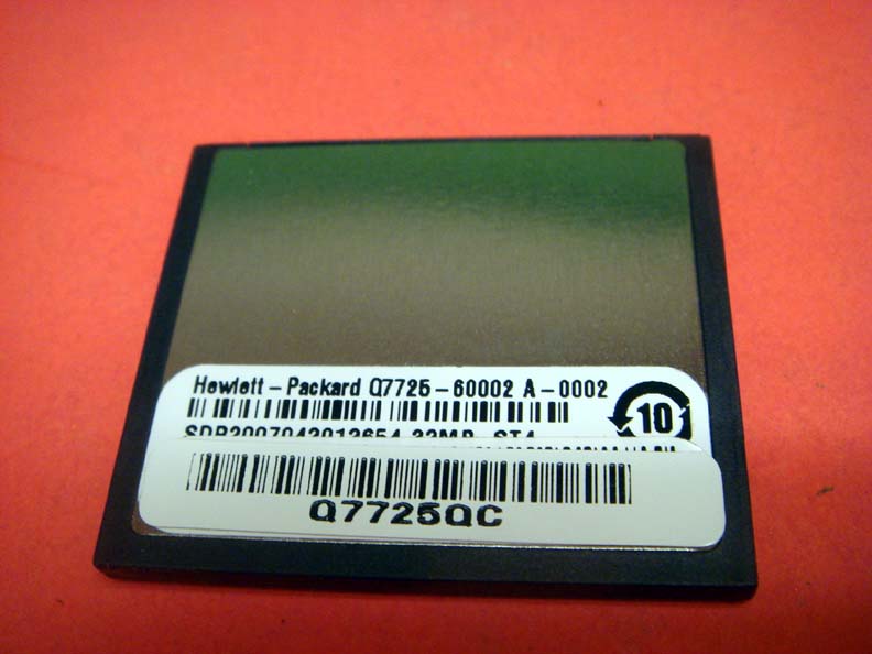 HP cp4005 Q7725-60002 32M Compact Flash Firmware Memory
