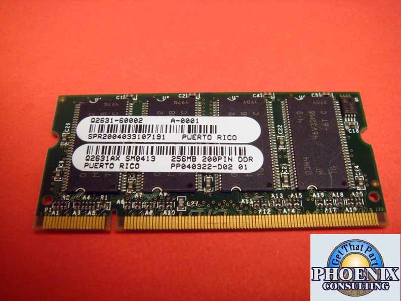 HP Q2631A 4650 5550 4700 256M DDR Ram Memory Module