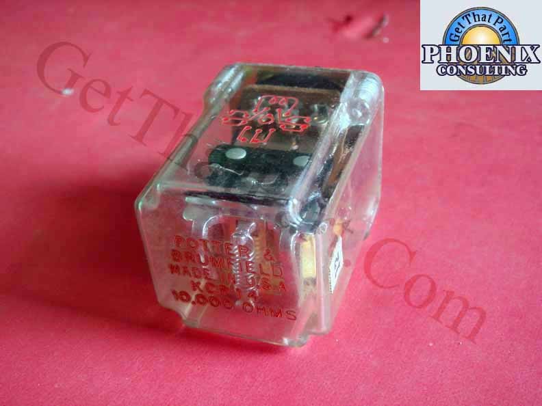 Potter Brumfield KCP14 KCP-14-10000 Ohm 2A 3PDT Relay