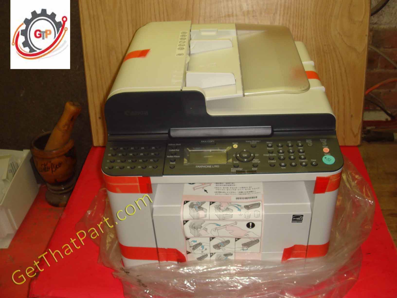 Canon FAXPHONE L190 Monochrome Laser Fax Machine Duplex Printer 
