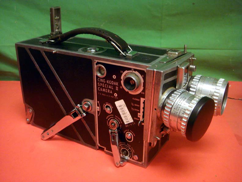Cine-Kodak Special II 16MM Vintage Camera Kit-Lens-Case