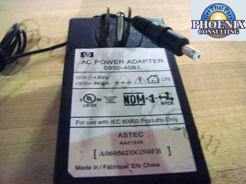 0950-4081 HP GENUINE OEM POWER ADAPTER SUPPLY TESTED GUARANTEED A3.6 