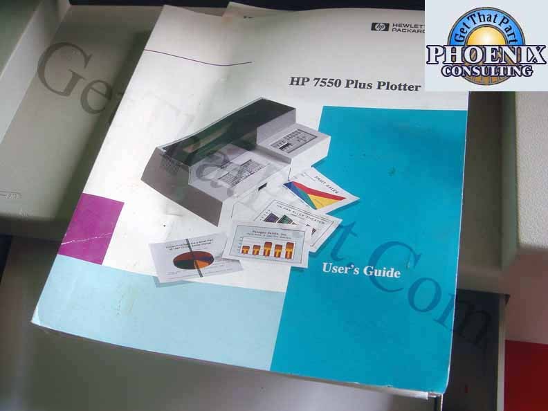 hp 7550 plotter