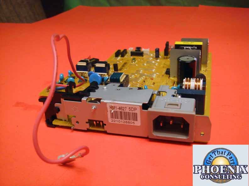 HP RM1-4627-000CN Engine control PC board Control and power supply board for the 