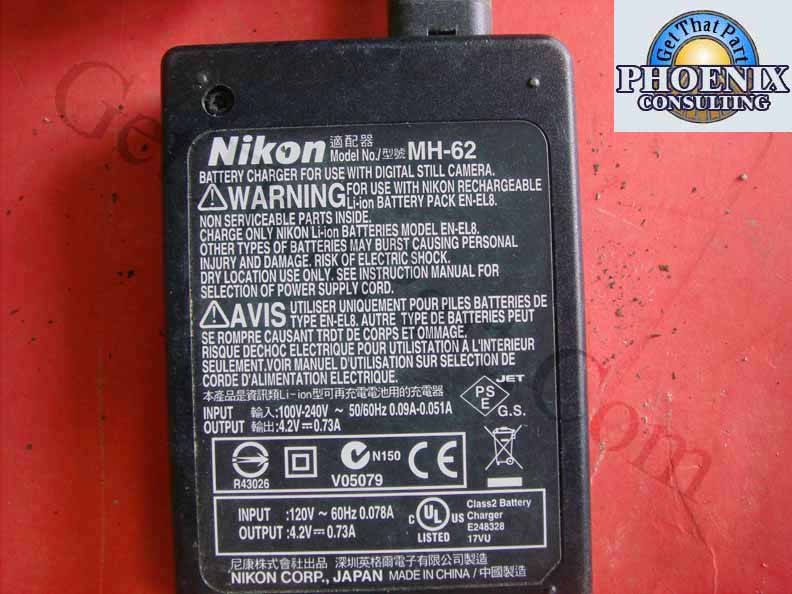 Nikon MH-62 Battery Charger & OEM Battery