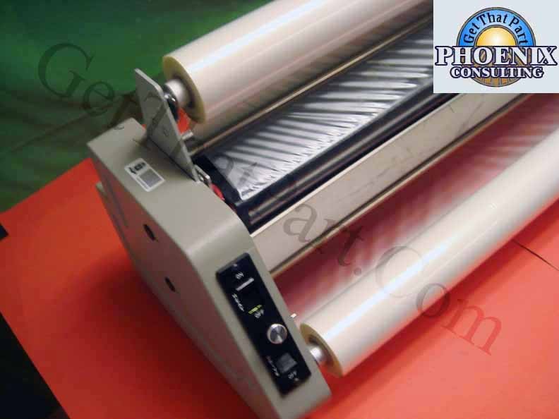 USI 27" Professional Heated Roll Mounting Laminator