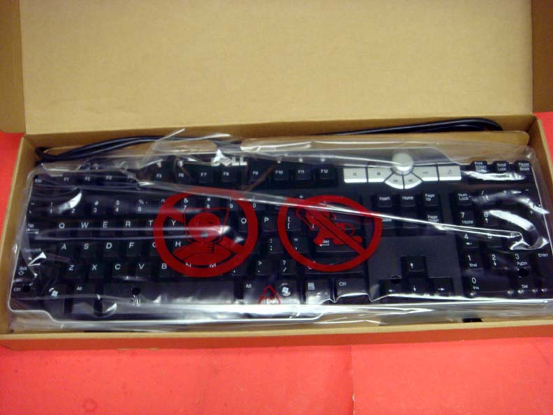 Dell Sk 8135 Multimedia Usb Hub Computer Keyboard New