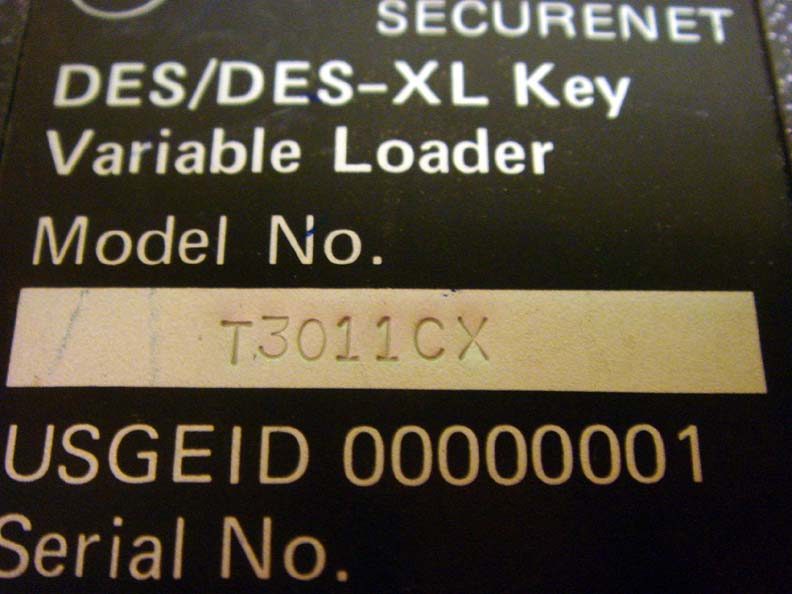 Motorola DESXL T3011CX KVL Key Variable Loader