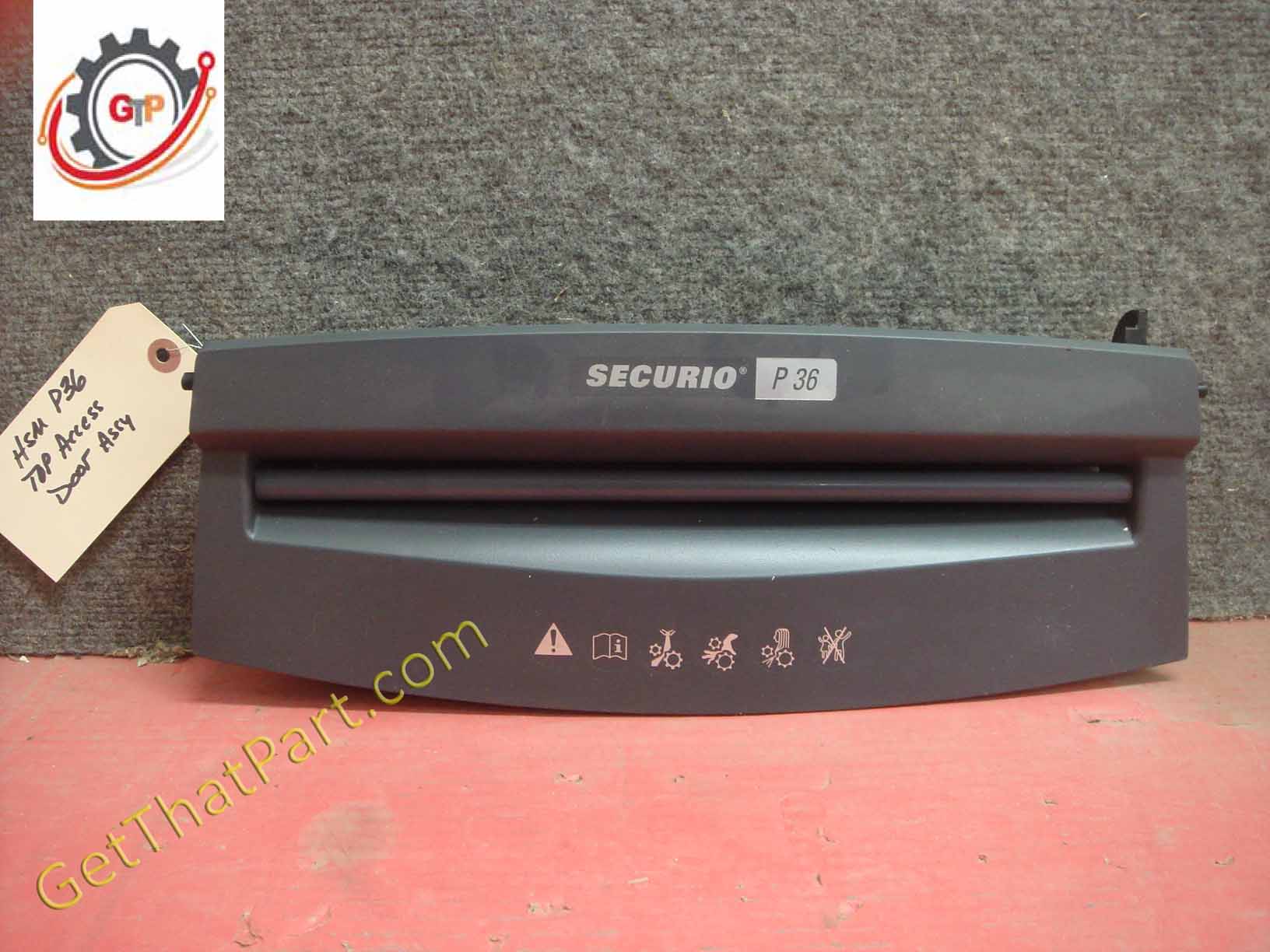 HSM Securio P36 OMDD Paper Shredder Complete Oem Top Access Door Assy