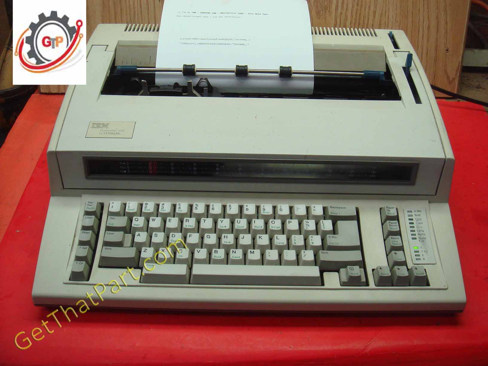 Combo Pack of 1 Typewriter Ribbon & 1 Correction Lift off Tape for IBM Lexmark Wheelwriter 2500 Typewriter by Around The Office 