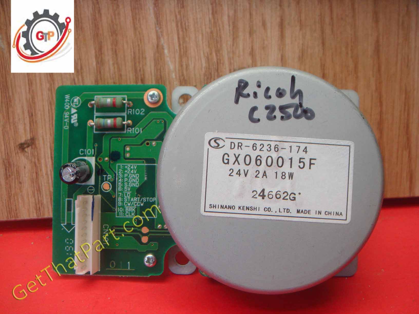 Ricoh MP C2500 C3000 C2000 3260C 5560 Paper Feed Motor Assembly