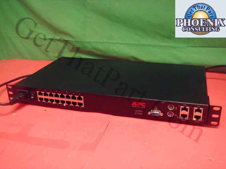 APC AP5405 5405 IP Ethernet KVM 16 Port Rack Switch
