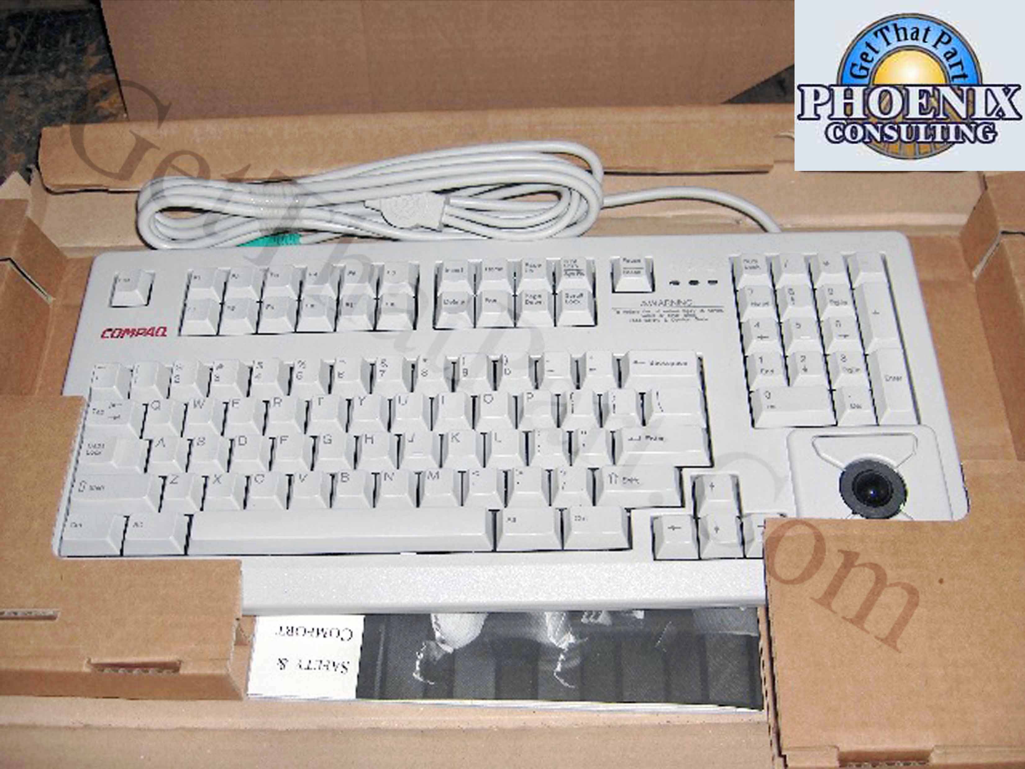 Compaq HP 185152-406 Rackmount Keyboard with Trackball - New Box
