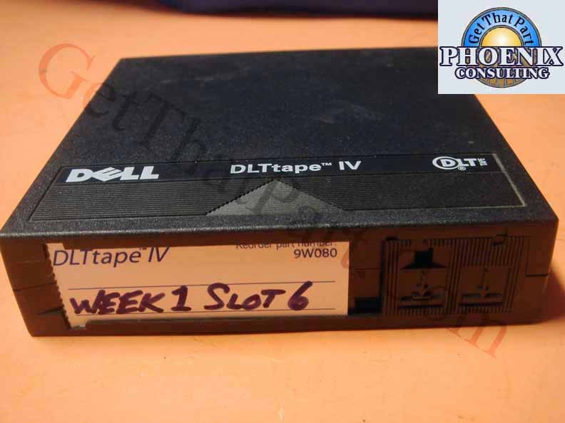 Dell 9W080 DLT Tape IV Cartridge