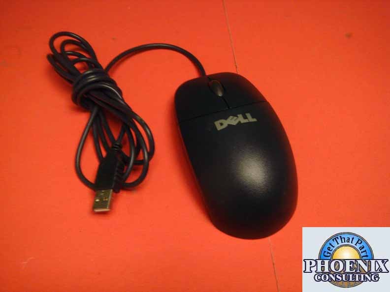 Dell 0F4177 Black Usb Scroll M UK DEL3 3 Button Mouse
