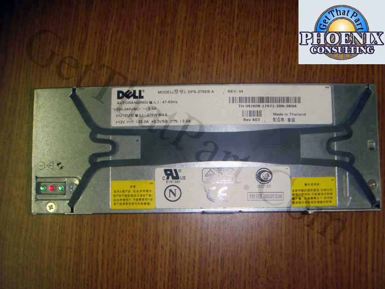 Dell 1K626 PowerEdge 1650 Server Power Sply DPS-275EB A