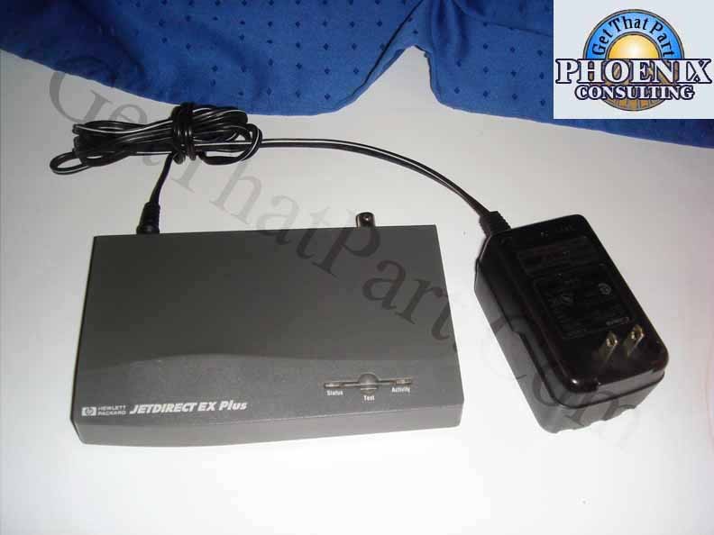 HP JetDirect Ex Plus External Network NIC Print Server J2591A