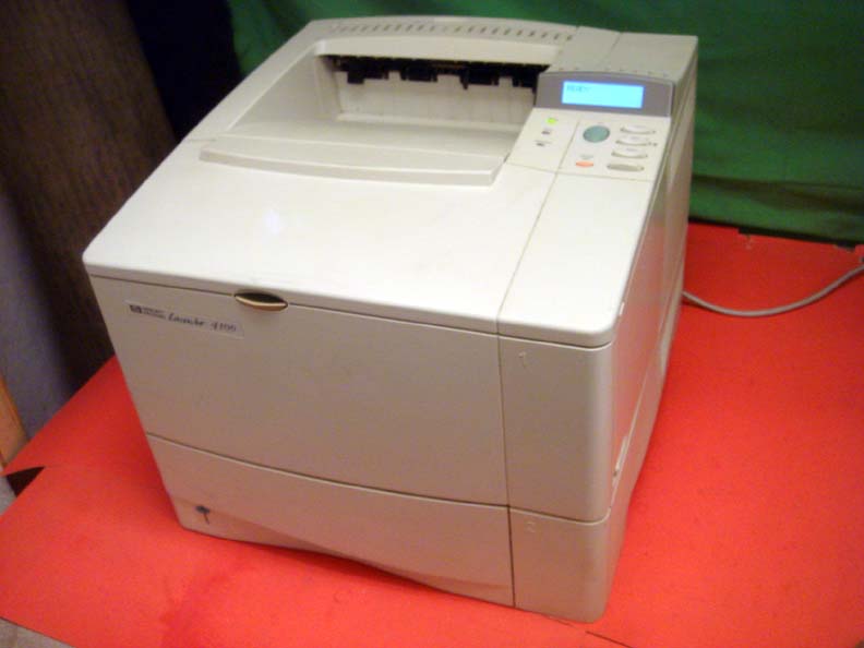 HP LaserJet 4100 4100N NETWORK C8050A PRINTER - READY