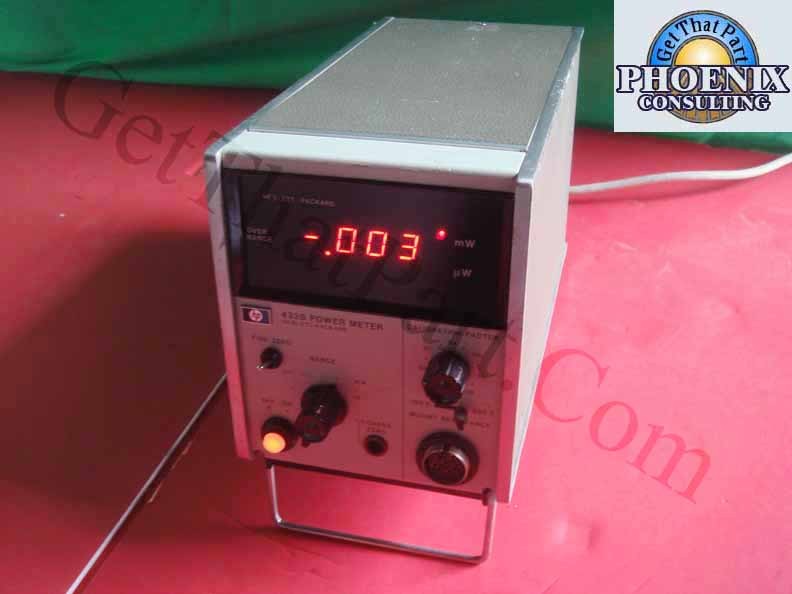 HP Agilent 432B Digital Microwave 3 Digit Power Meter