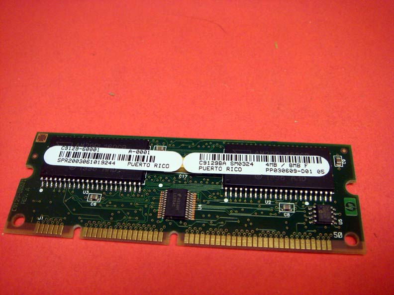 HP LaserJet 8150 C9129-60001 4M/8M Flash Firmware Dimm