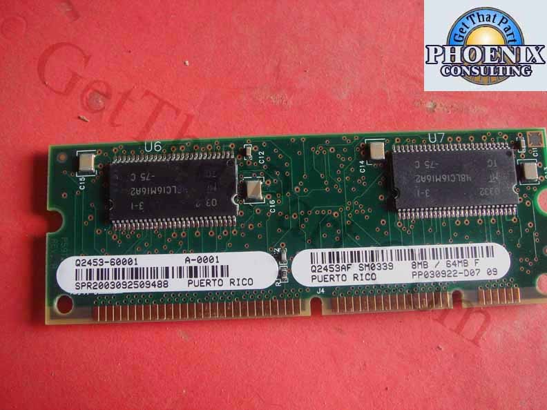 HP Laserjet 4200 Q2453 Q2453AF 8M/64M Firmware Dimm