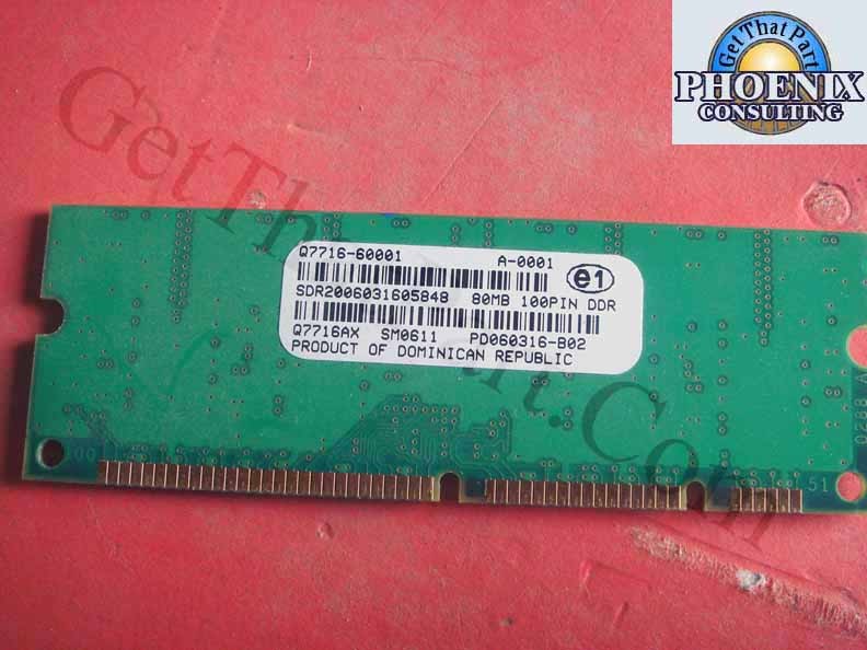 HP LASERJET 4250 Q7716-60001 Q7716AX 80M Ram Memory
