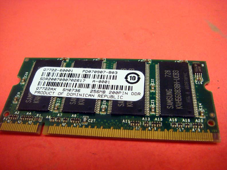 HP cp4005 Q7722-60001 256 256M Flash Dimm Memory Module