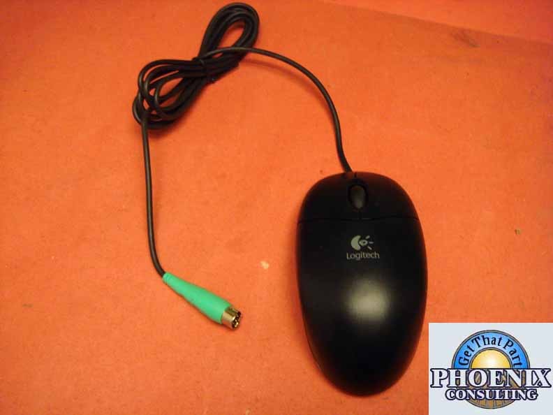 Logitech M-SBF96 852149-0000 3 Button Optical PS2 Wheel Mouse