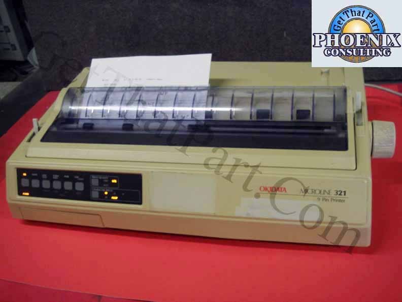 Okidata GE8253A ML321 Microline 321 Plus Forms Dot Matrix Printer