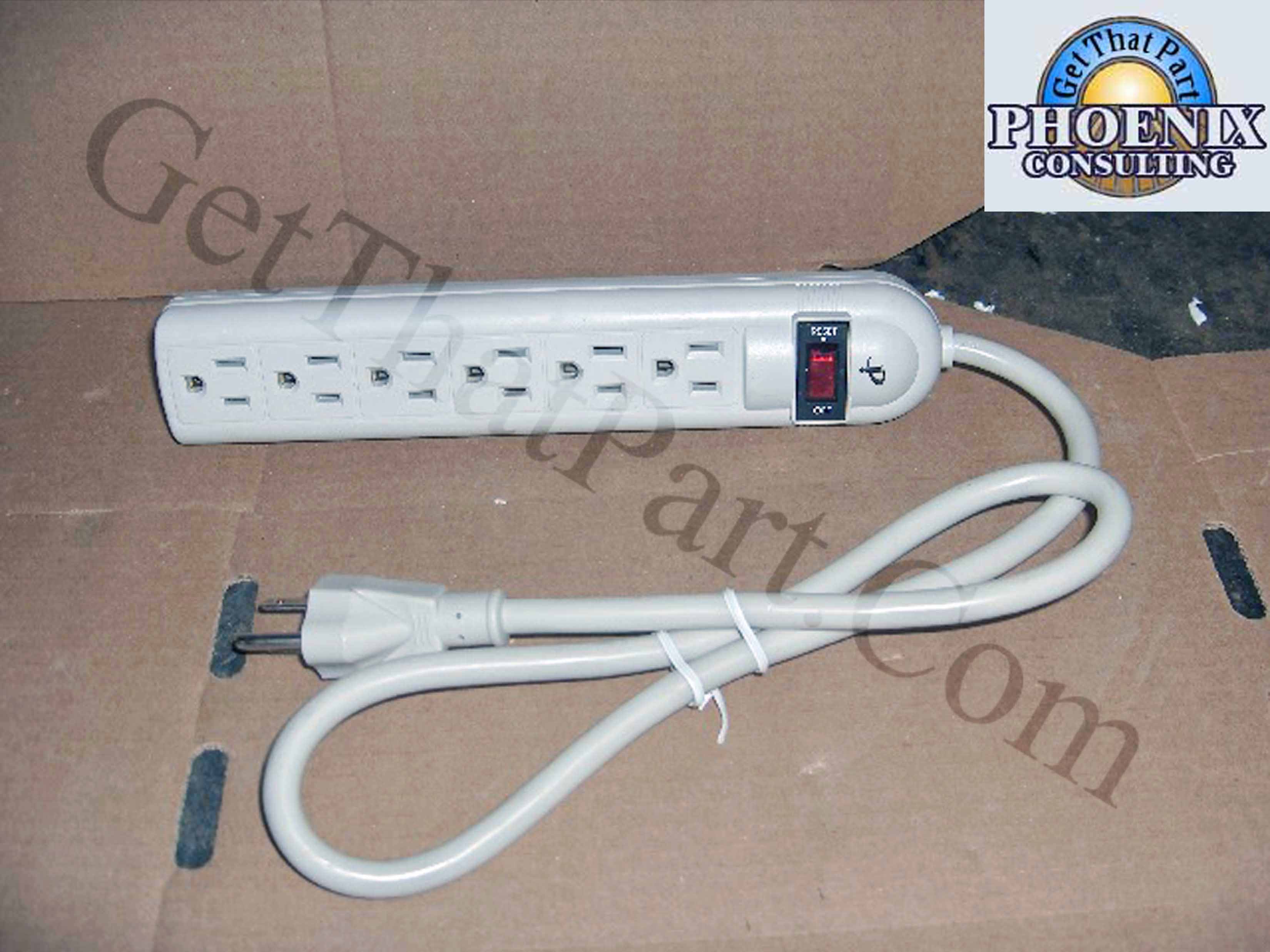 Relocatable Power Tap 6 Outlet Power Strip BB-05-1