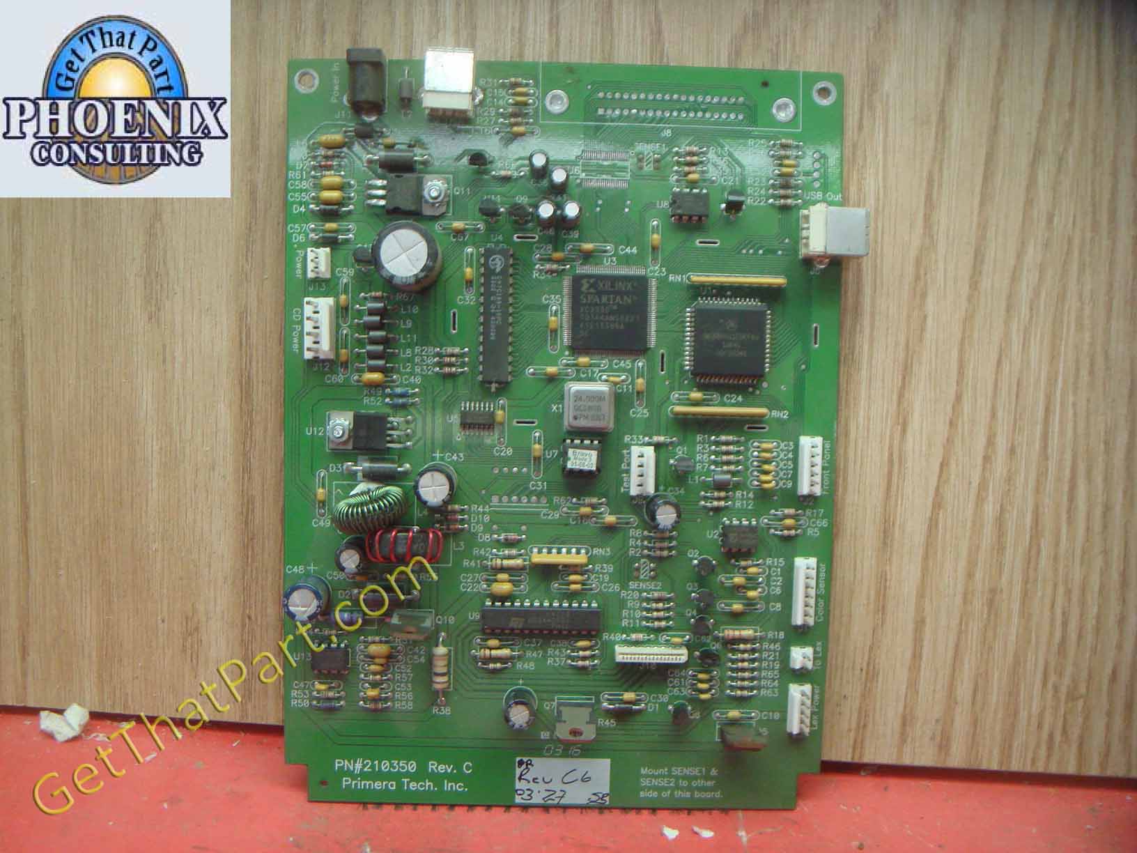 Primera Bravo 210350 Rev C4 DVD Usb Main Board Assembly
