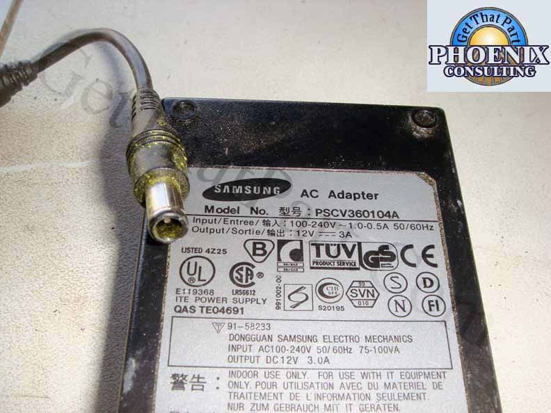 Samsung PSCV360104A OEM Power Supply Adapter