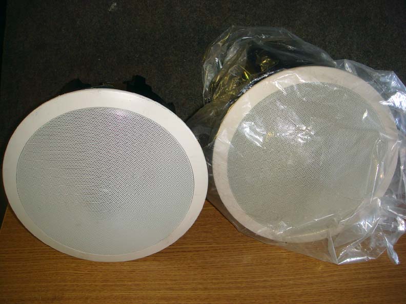 TOA F-121C Wide Contractor Ceiling Speakers - PAIR OF 2