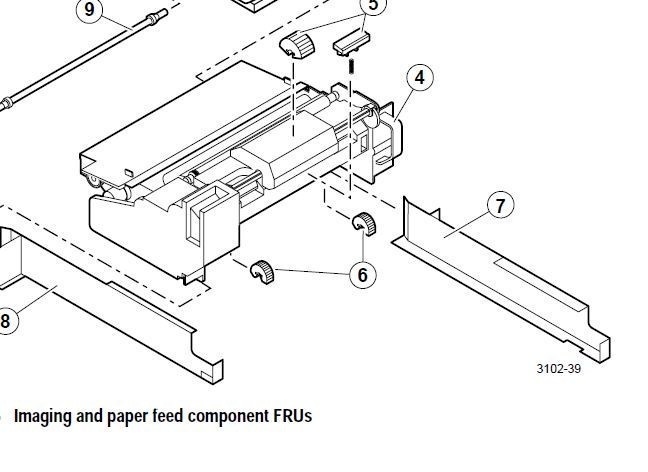 Tektronix Xerox Phaser 750 Paper Feeder 116-0858-00