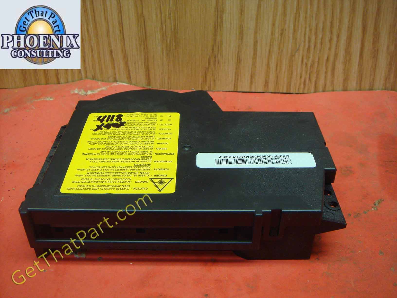 Xerox 4118 C20 M20 Laser Scanner Unit 122N00234