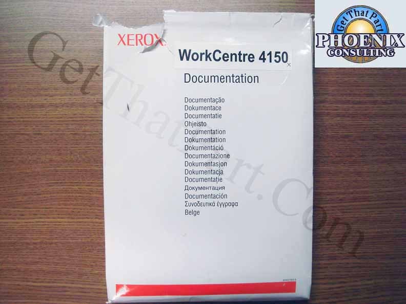 Xerox WorkCentre 4150 Documentation Pack 604E07850