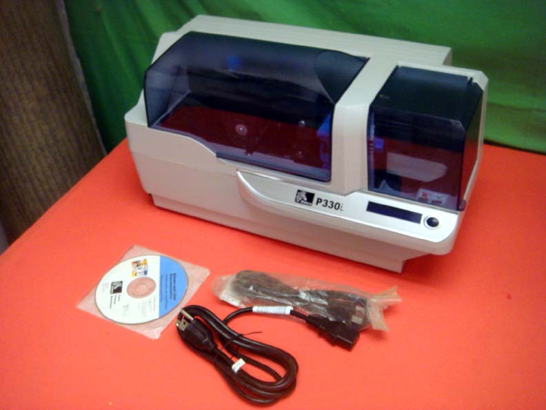 Zebra P330i FAST 300dpi USB Color ID Card Badge Printer