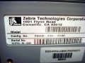 ZEBRA PA400 PORTABLE Barcode Bar Code THERMAL PRINTER w/Power Supply