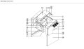 HSM FA400.2 15181A7F Shredder Structural Frame Strut Brace Assembly