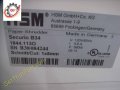 HSM B34 MicroCut 1HP Level 6 German Office Paper Shredder Auto Oiler