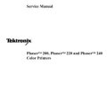 Xerox/Tektronix Service Manual Phaser 200-220-240 Color Printers