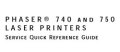 Xerox/Tektronix Phaser 740/750 Color Printer Service Manual