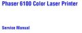 Xerox Phaser 6100 Color Laser Printer Service Manual