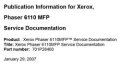 Xerox Phaser 6110 MFP Service Documentation