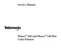 Xerox Tektronix 540/540+ Color Printer Service Manual