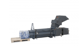 HSM 6577 CP 4988 PET Bottle Crusher Press Recycling System Combo New