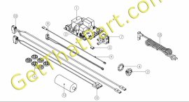 HSM Pure 320 420 Series Shredder Magnetic Adapter Retainer Assy