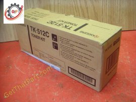 Kyocera C5020 Genuine OEM TK-512C Cyan Toner Cartridge New Sealed Box