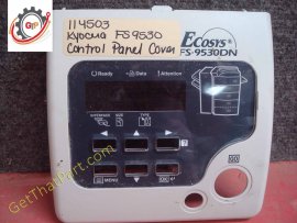 Kyocera FS 9530 Printer Complete Oem Control Panel Bezel Cover Tested