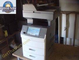 Lexmark XS654DE MFP All-in-One Netwk Fax Laser Printer Copier Scanner